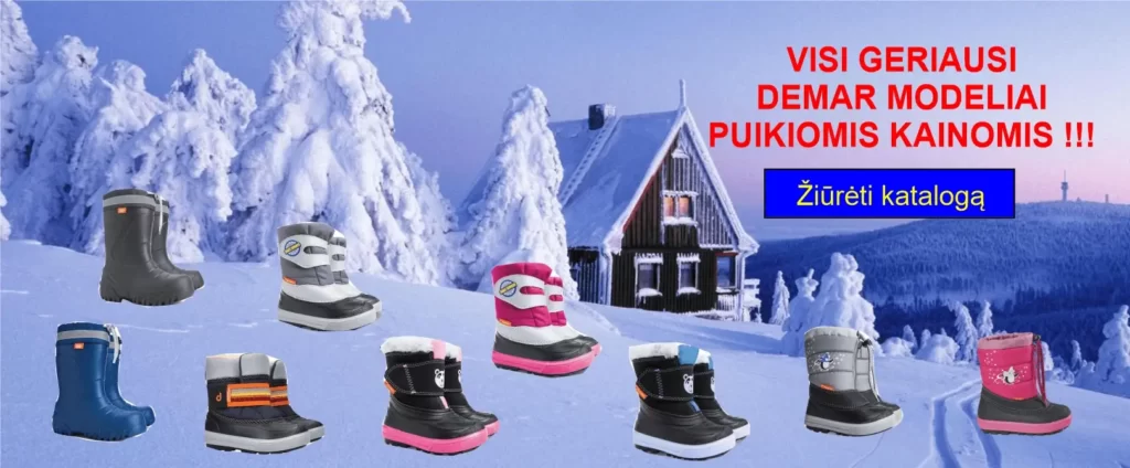 Žieminiai batai vaikams DEMAR