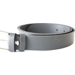Grafito spalvos odinis moteriškas diržas VA belts