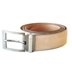 Šviesus vyriškas odinis diržas VA Belts