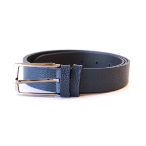 Tamsiai mėlynas moteriškas odinis diržas 3 cm Vilnius Fashion Belts