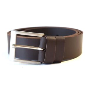 Rudas vyriškas odinis diržas 4 cm Vilnius Fashion Belts