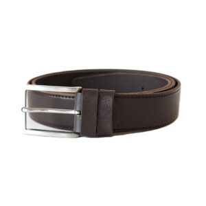 Rudas vyriškas odinis diržas 3,5 cm Vilnius Fashion Belts