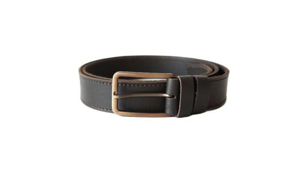 Rudas vyriškas odinis diržas 3,5 cm Vilnius Fashion Belts