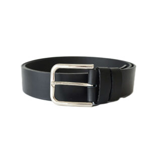 Juodas moteriškas odinis diržas 4 cm Vilnius Fashion Belts