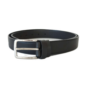 Juodas odinis vyriškas diržas 3 cm Vilnius Fashion Belts