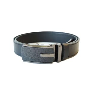 Prabangus vyriškas odinis diržas 3,5 cm su automatine sagtimi Vilnius Fashion Belts