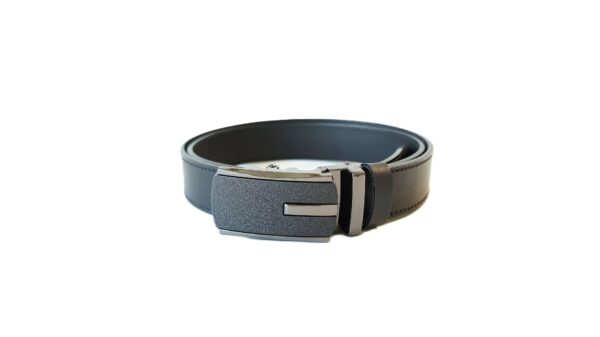 Prabangus vyriškas odinis diržas 3,5 cm su automatine sagtimi Vilnius Fashion Belts