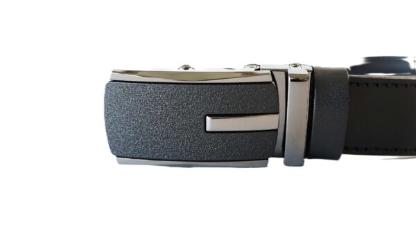 Prabangus vyriškas odinis diržas 3,5 cm su automatine sagtimi Vilnius Fashion Belts