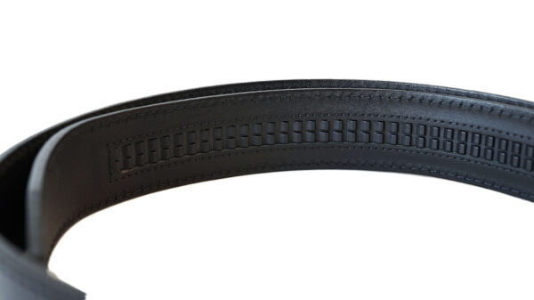 Prabangus vyriškas odinis diržas 3,5 cm su automatine sagtimi Vilnius Fashion Belts