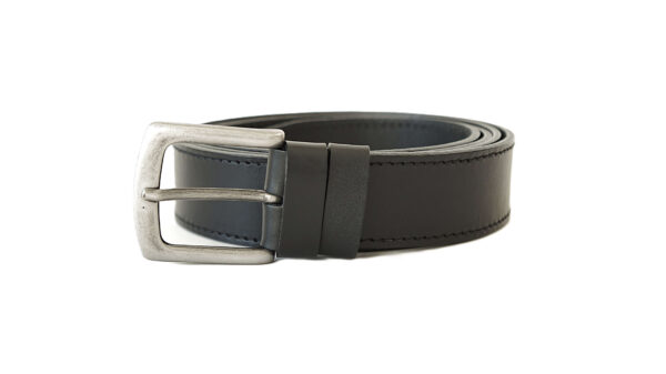 Ypač ilgas juodas odinis vyriškas diržas 4 cm Vilnius Fashion Belts