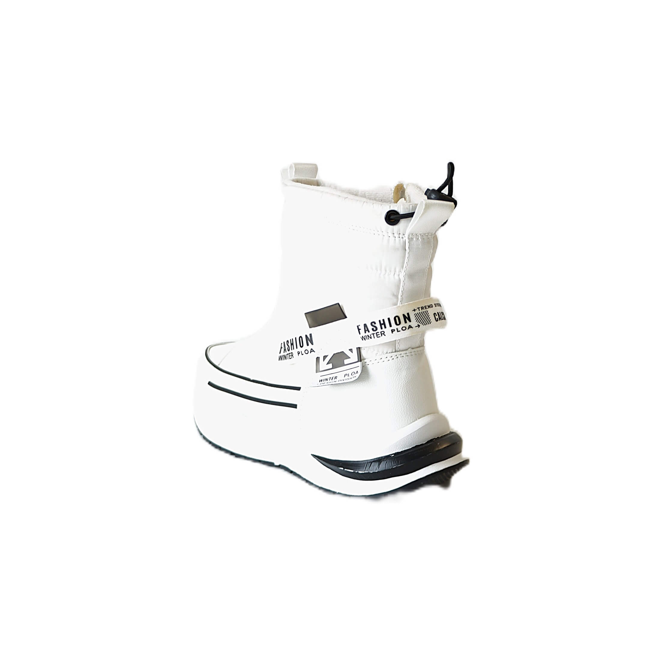 Balti moteriški žieminiai sniego batai su vilna Ploa Winter