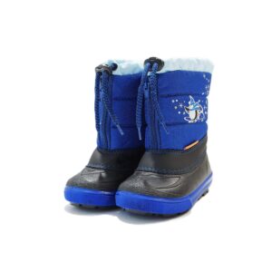 Žieminiai batai berniukams Demar Kenny2 1502NA Blue su vilna, dydžiai 22-29