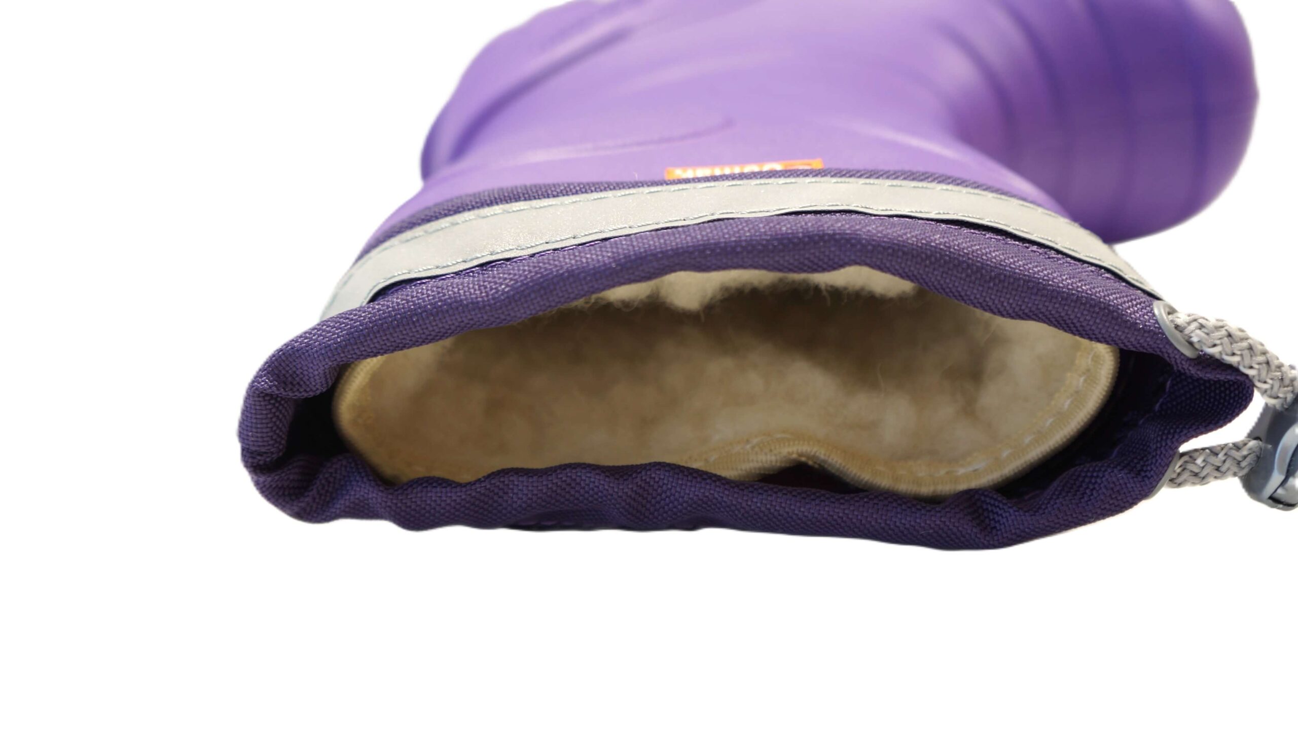 Lengvi (EVA) žieminiai batai vaikams Demar Mammut -S 0300K Violet su vilna, dydžiai 22-35