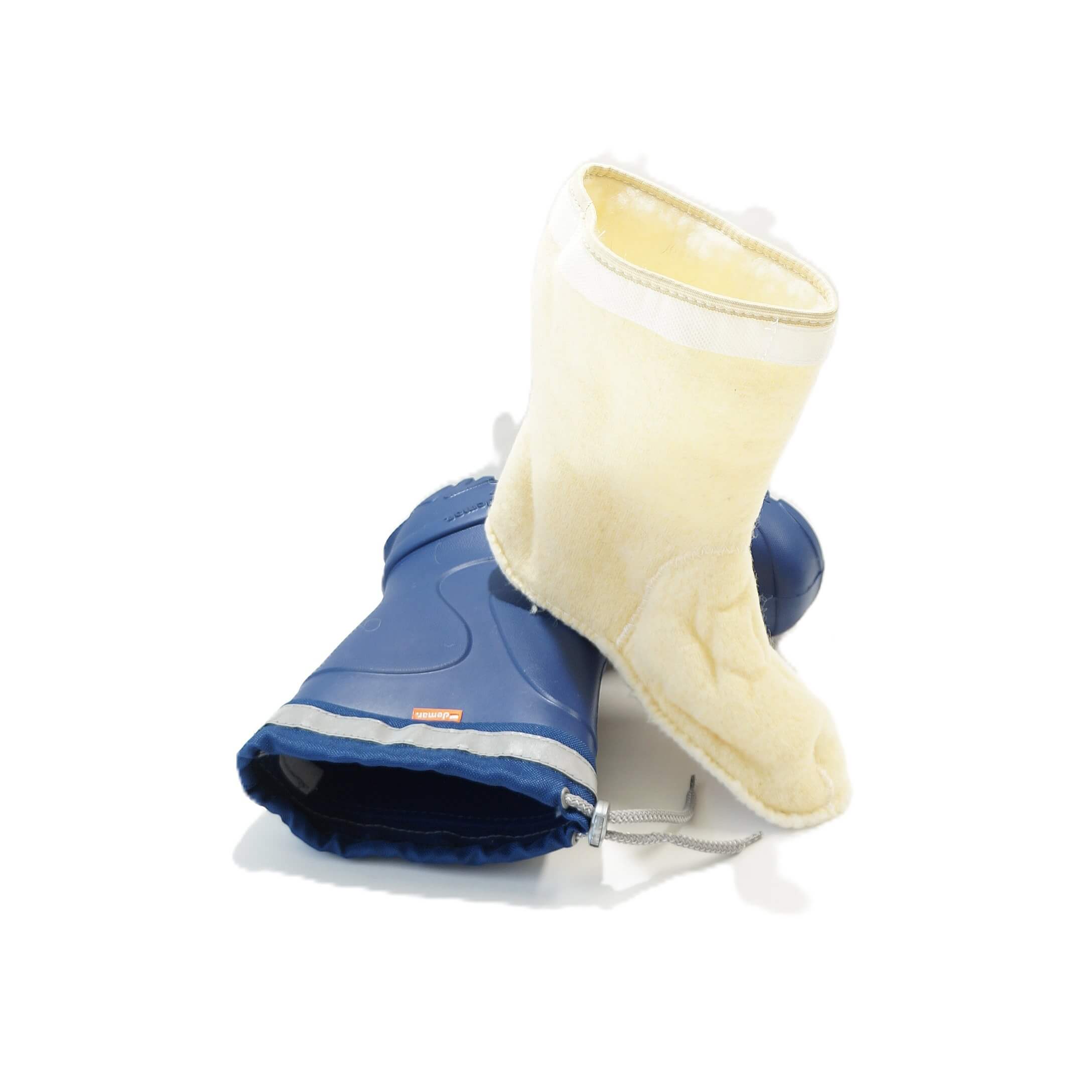 Lengvi (EVA) žieminiai batai vaikams Demar Mammut Blue su vilna