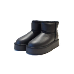 UGG stiliaus odiniai žieminiai batai moterims su vilna Zojas