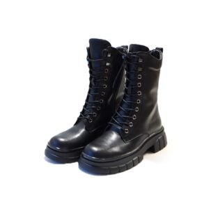 Odiniai žieminiai batai moterims su vilna Palazzo D'Oro