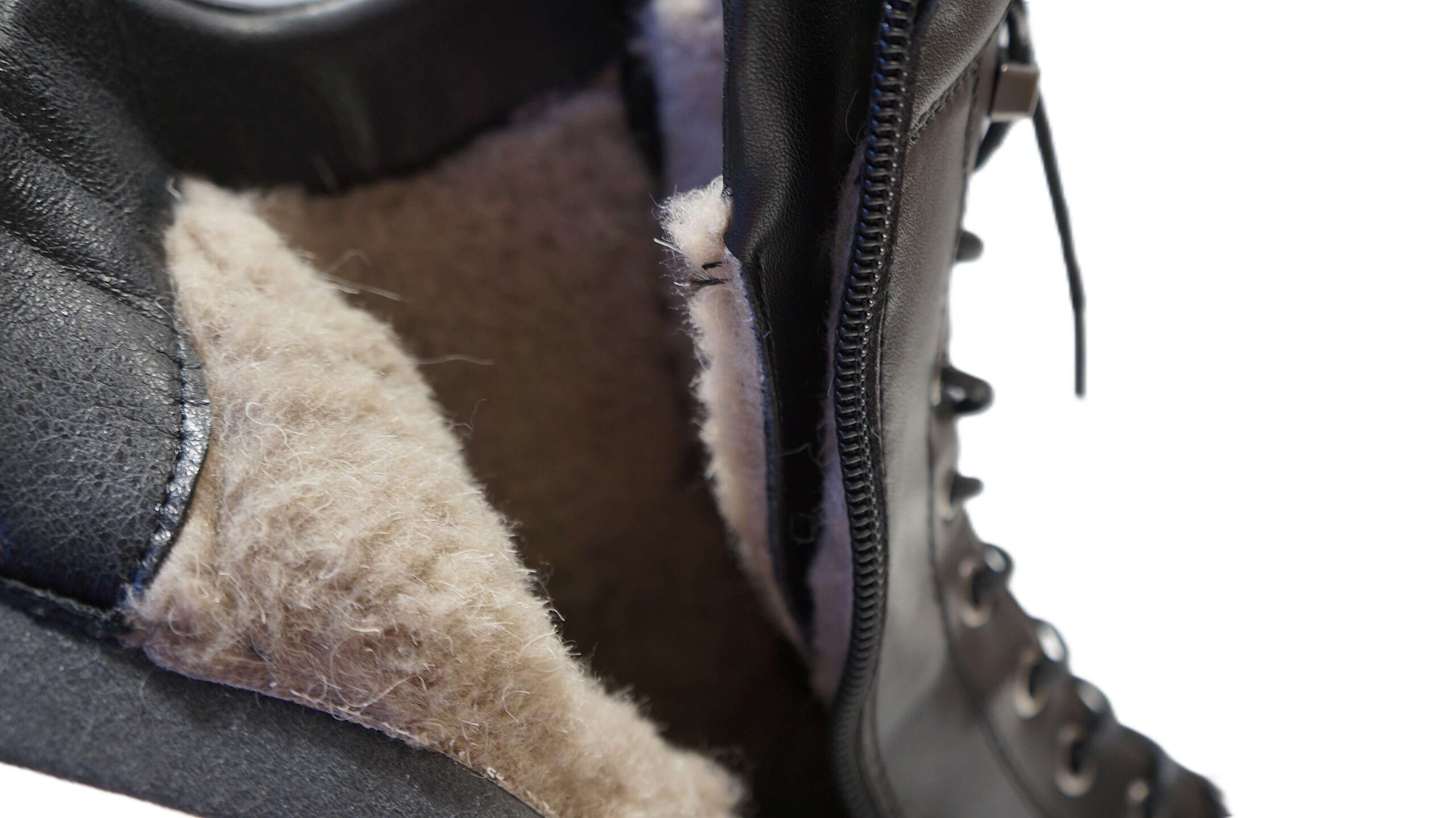 Odiniai žieminiai batai moterims su vilna Palazzo D'Oro