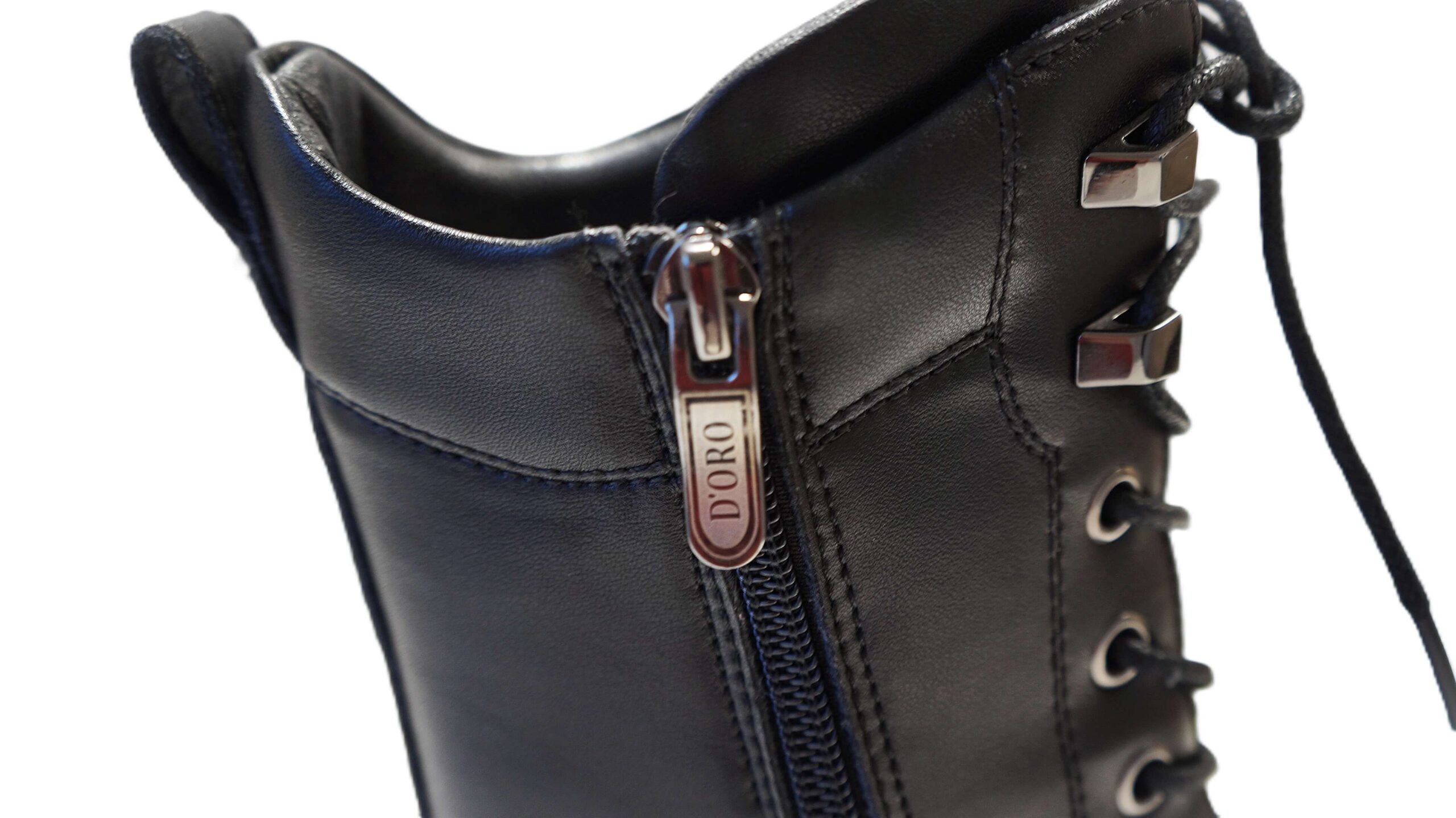 Odiniai žieminiai batai moterims su vilna Palazzo D'Oro