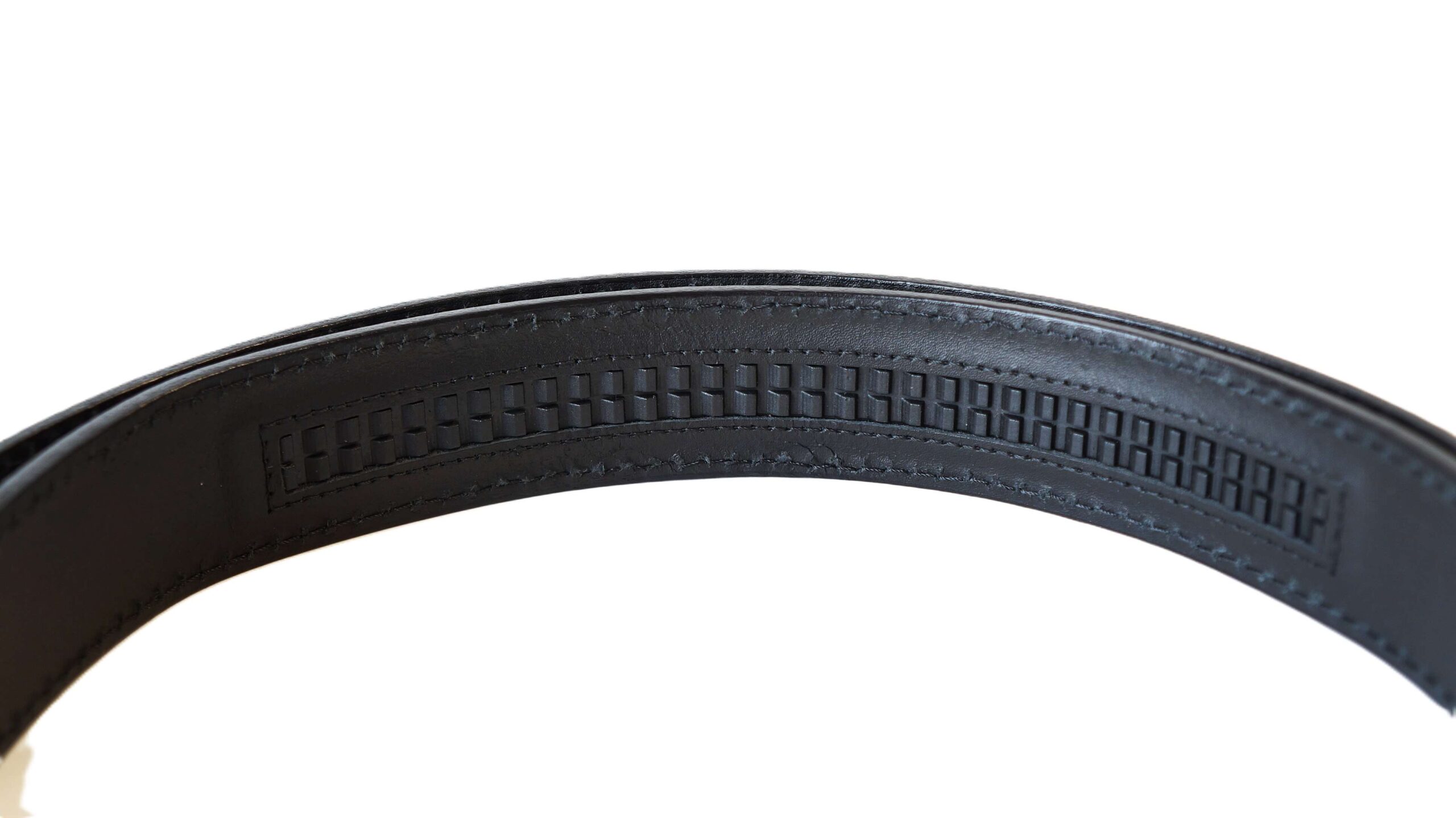 Prabangus vyriškas odinis diržas 3,5 cm su automatine sagtimi Vilnius Fashion Belts