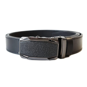 Prabangus vyriškas odinis diržas 3,5 cm su automatine sagtimi Vilnius Fashion Belts