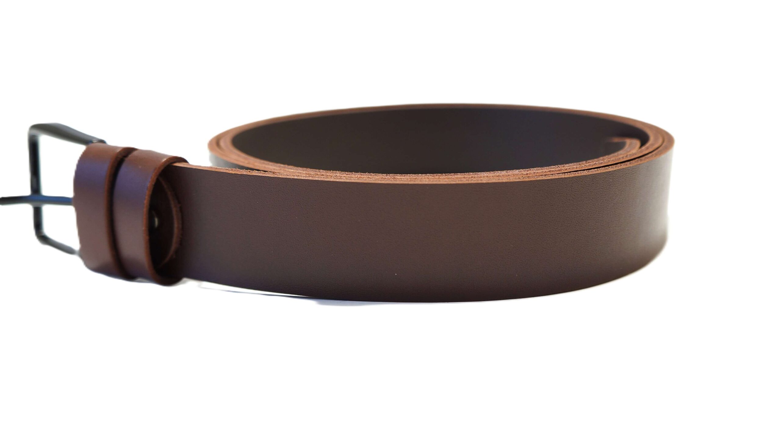 Rudas odinis diržas moterims 3,5 cm Vilnius Fashion Belts