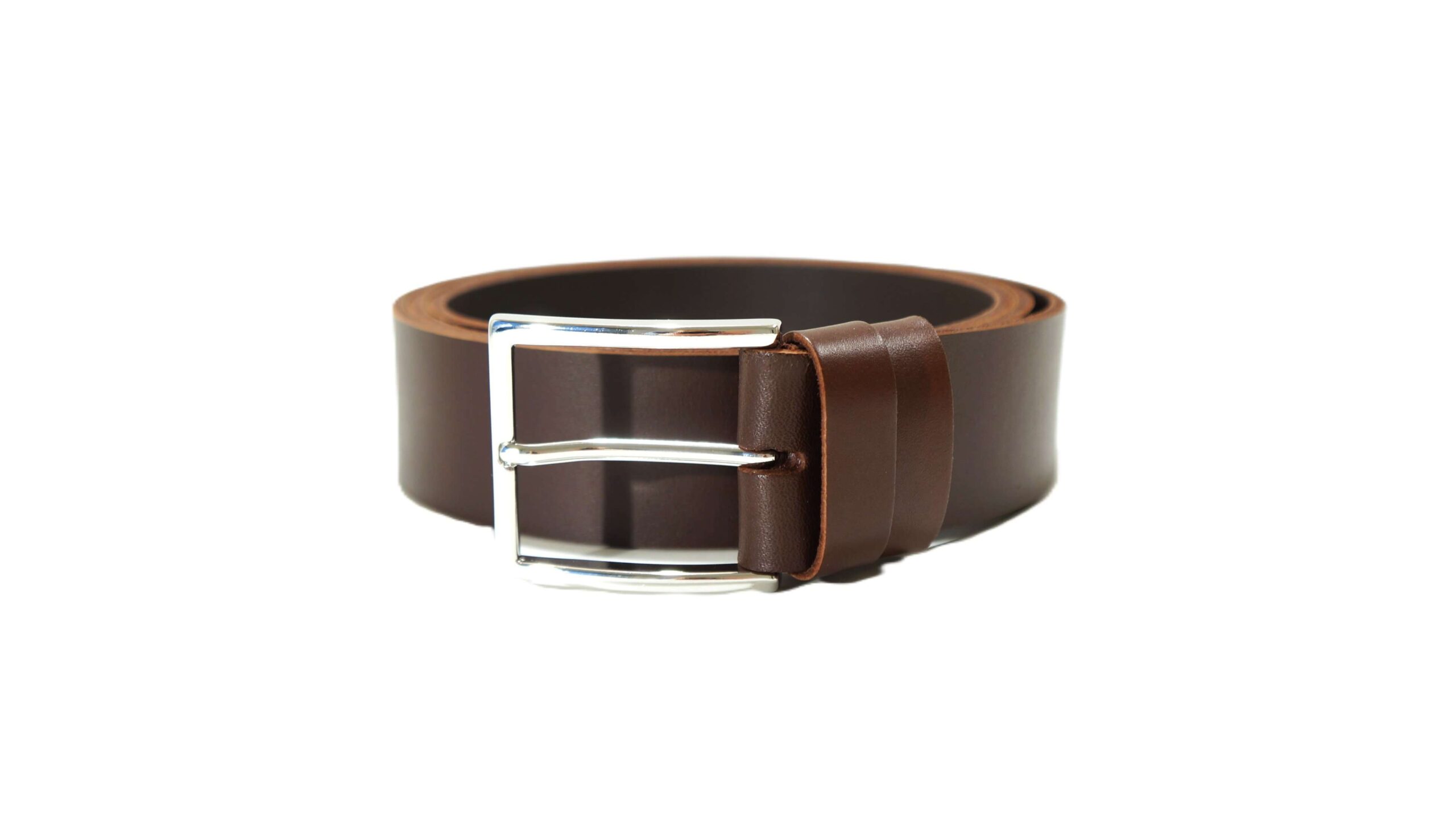 Platus rudas odinis moteriškas diržas 4 cm Vilnius Fashion Belts