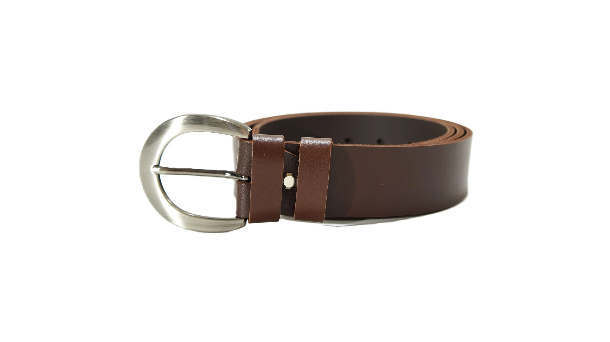 Platus rudas odinis moteriškas diržas 4 cm Vilnius Fashion Belts