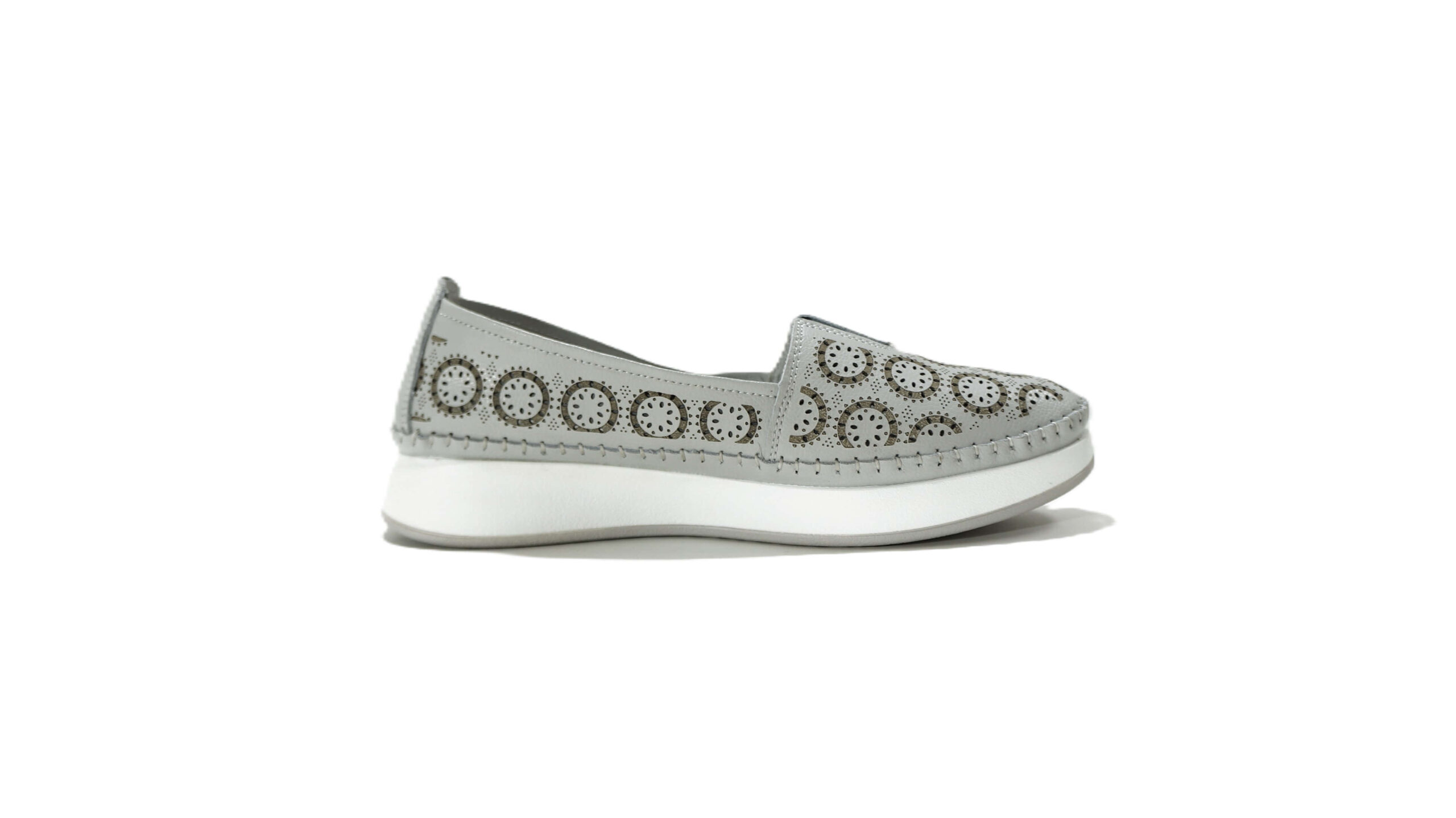 Pilki odiniai vasariniai batai moterims ZOJAS