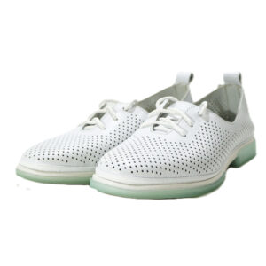 Balti odiniai vasariniai batai moterims ZOJAS