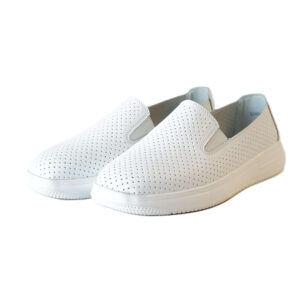 Patogūs balti odiniai vasariniai batai moterims ZOJAS