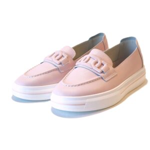 Patogūs rožiniai odiniai vasariniai batai moterims JOLLA