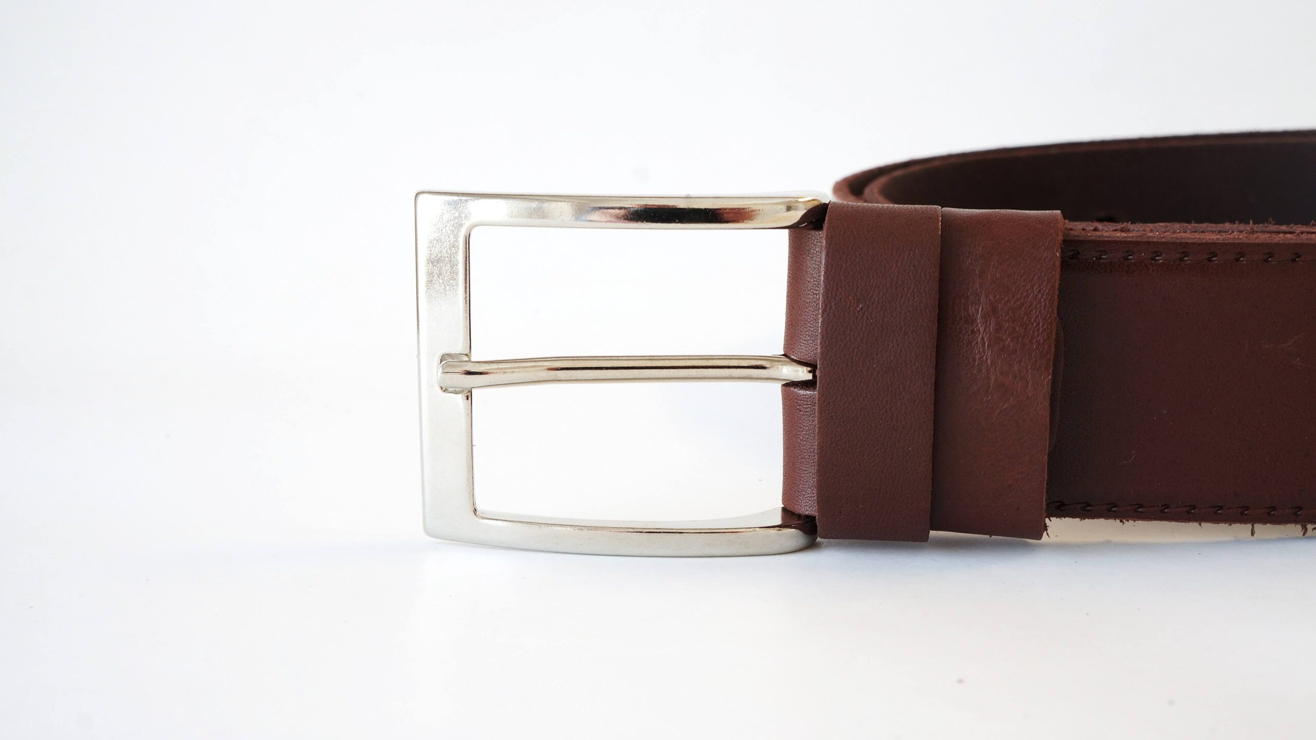 Rudas vyriškas odinis diržas 4 cm Vilnius Fashion Belts