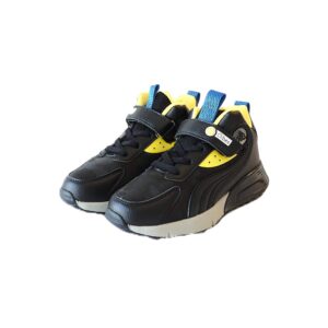 Juodi pavasariniai-rudeniniai sportbačiai berniukams su auliukais Clibee