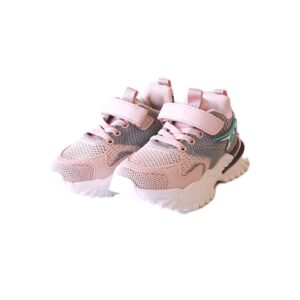 Rožiniai lengvi sportbačiai mergaitėms Clibee