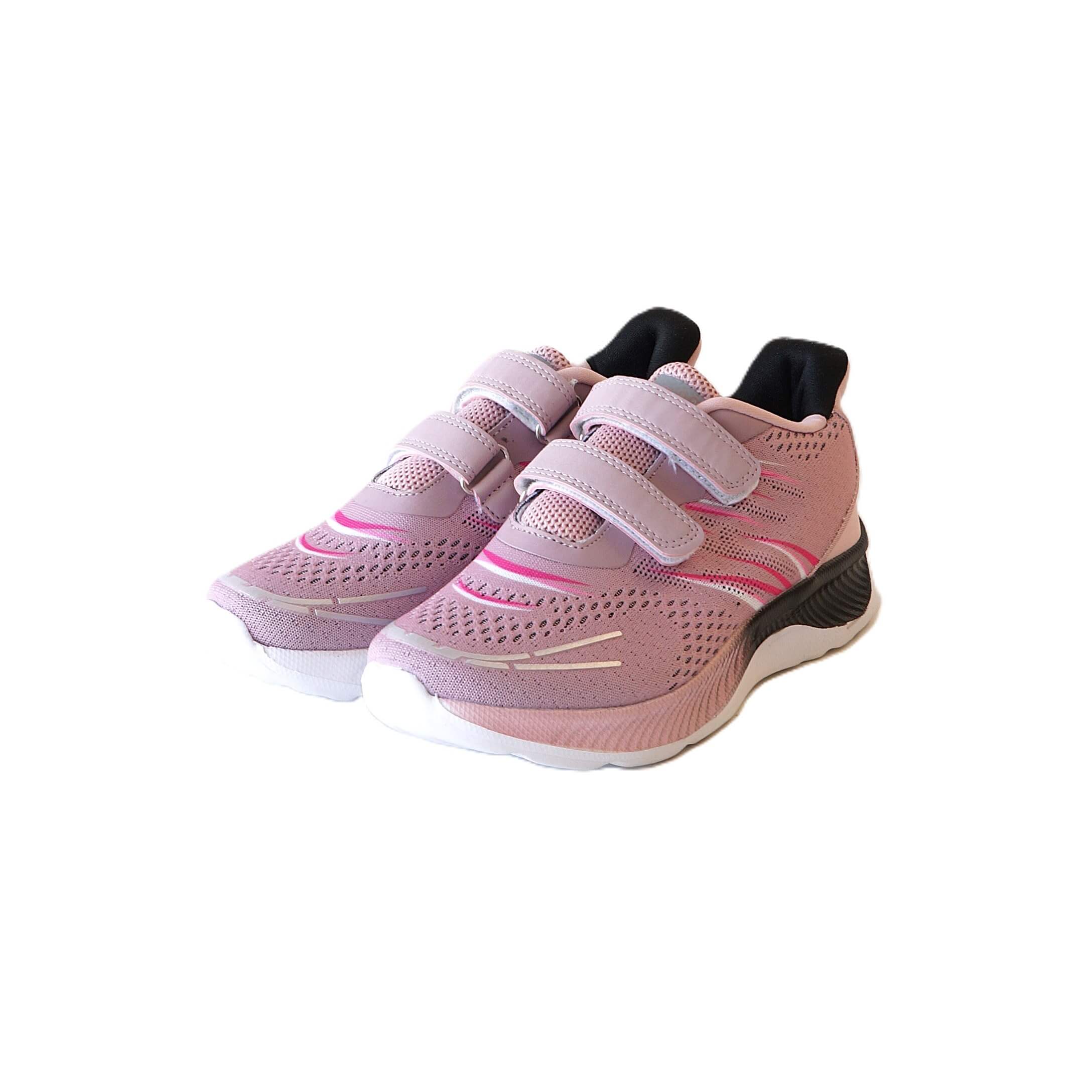 Rožiniai lengvi sportbačiai mergaitėms Nino