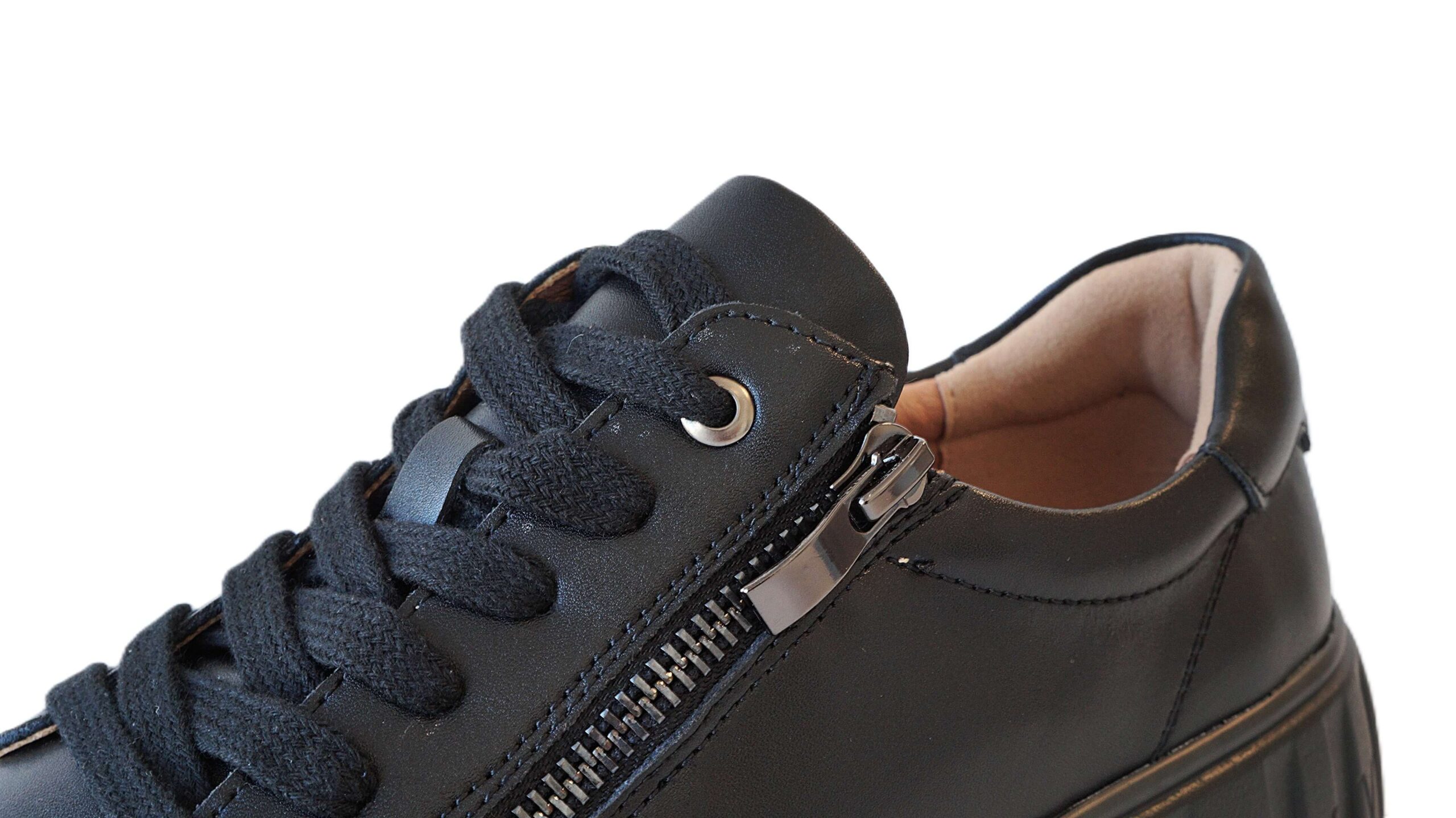 Juodi odiniai pavasariniai-rudeniniai batai moterims Aotoria 37-42