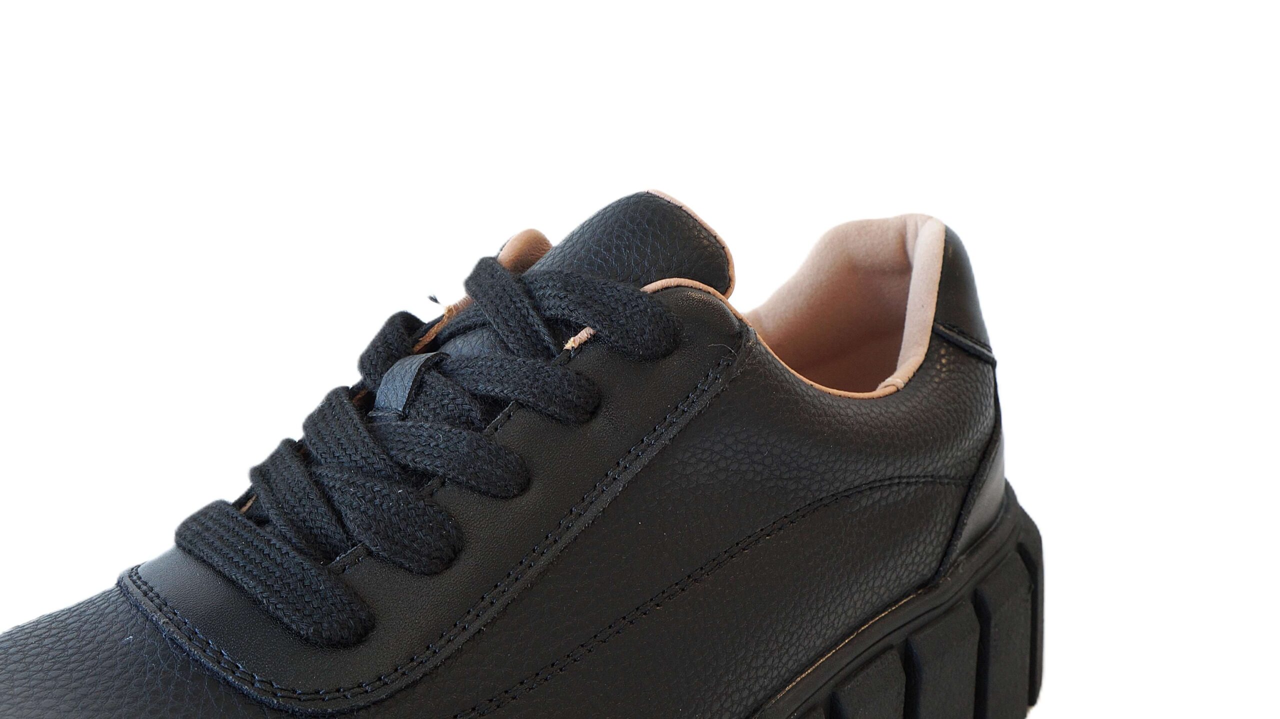 Juodi odiniai pavasariniai-rudeniniai batai moterims Aotoria 37-42