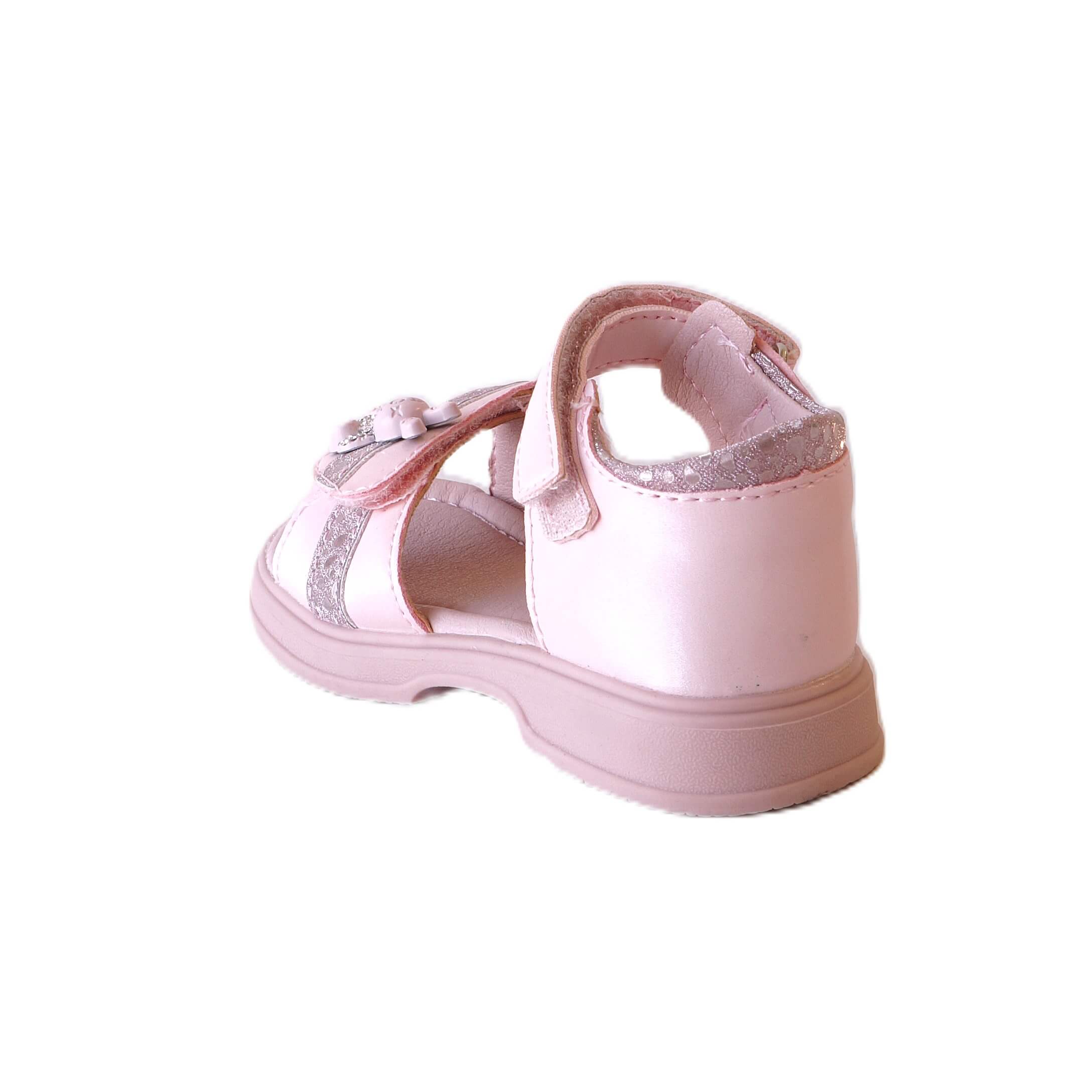 Rožinės ortopedinės basutės mergaitėms Clibee su atviru priekiu