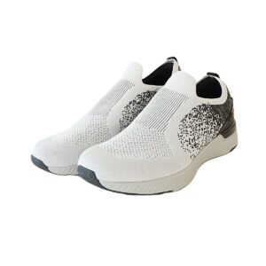 Didelių dydžių šviesiai pilki lengvi vasariniai vyriški sportbačiai be raištelių RUNNER 42-49