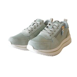 Žalsvi pavasariniai-vasariniai odiniai laisvalaikio batai moterims Sergio Leone