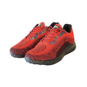 Raudoni su juodu lengvi vyriški sportbačiai DK 41-46