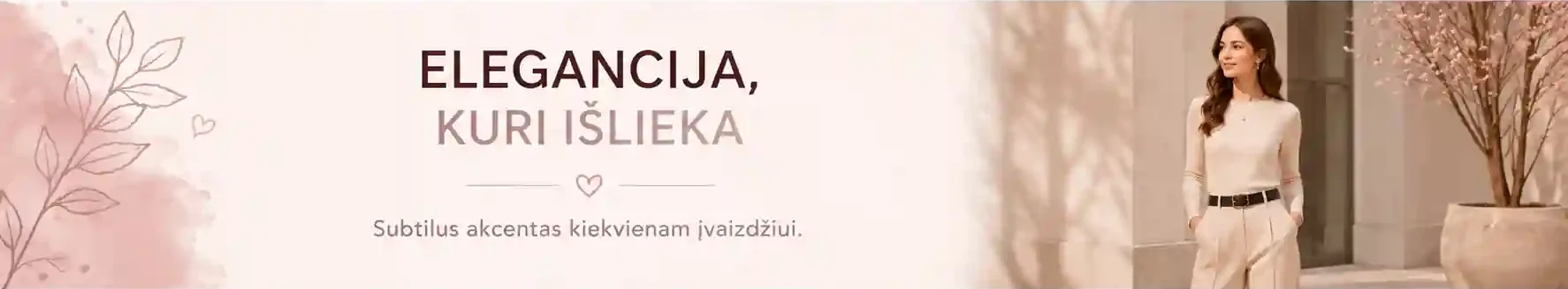 Elegantiška moteris su odiniu diržu – stilingas akcentas kasdieniam įvaizdžiui - Vilnius Fashion Belts