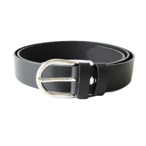 Stilingas juodas odinis moteriškas diržas 3 cm - Vilnius Fashion Belts