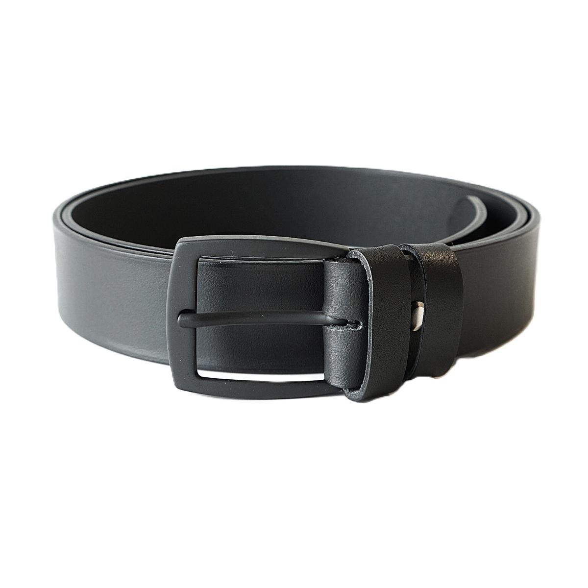 Stilingas juodas odinis moteriškas diržas su juoda sagtimi - Vilnius Fashion Belts
