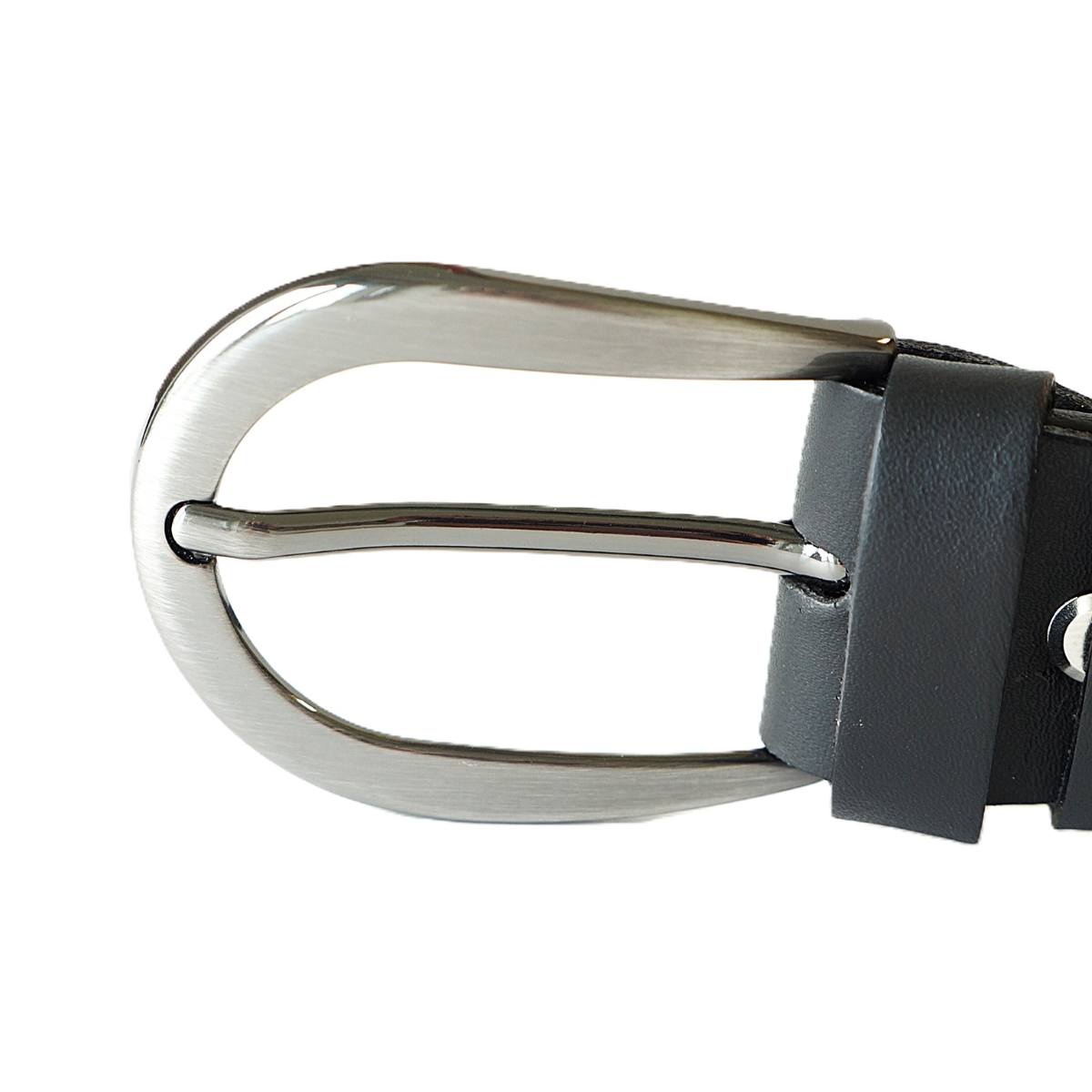 Stilingas juodas odinis moteriškas diržas 3,5 cm - Vilnius Fashion Belts - sagtis